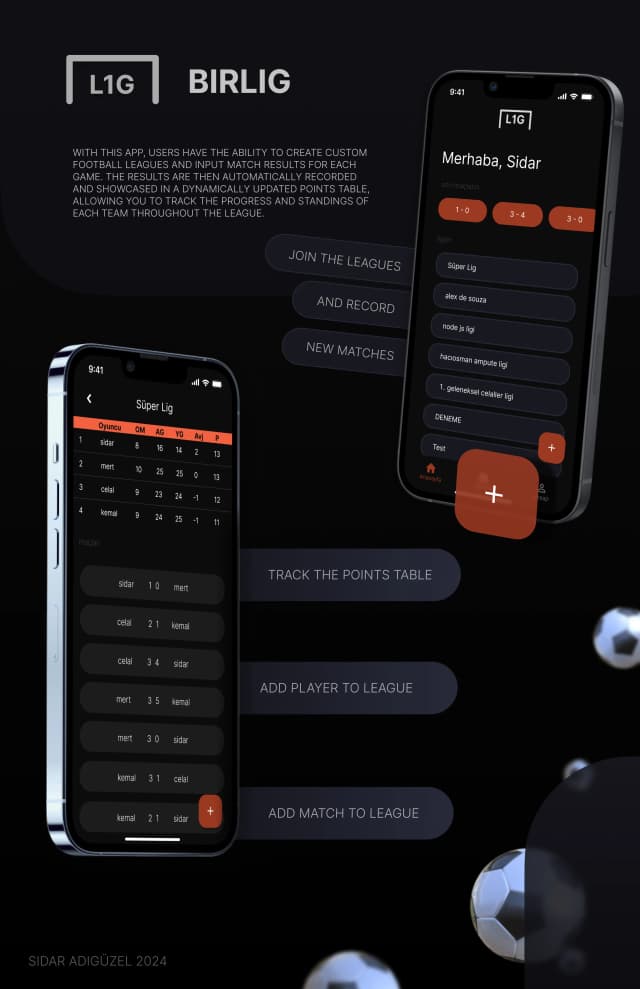 BirLig — League Management App